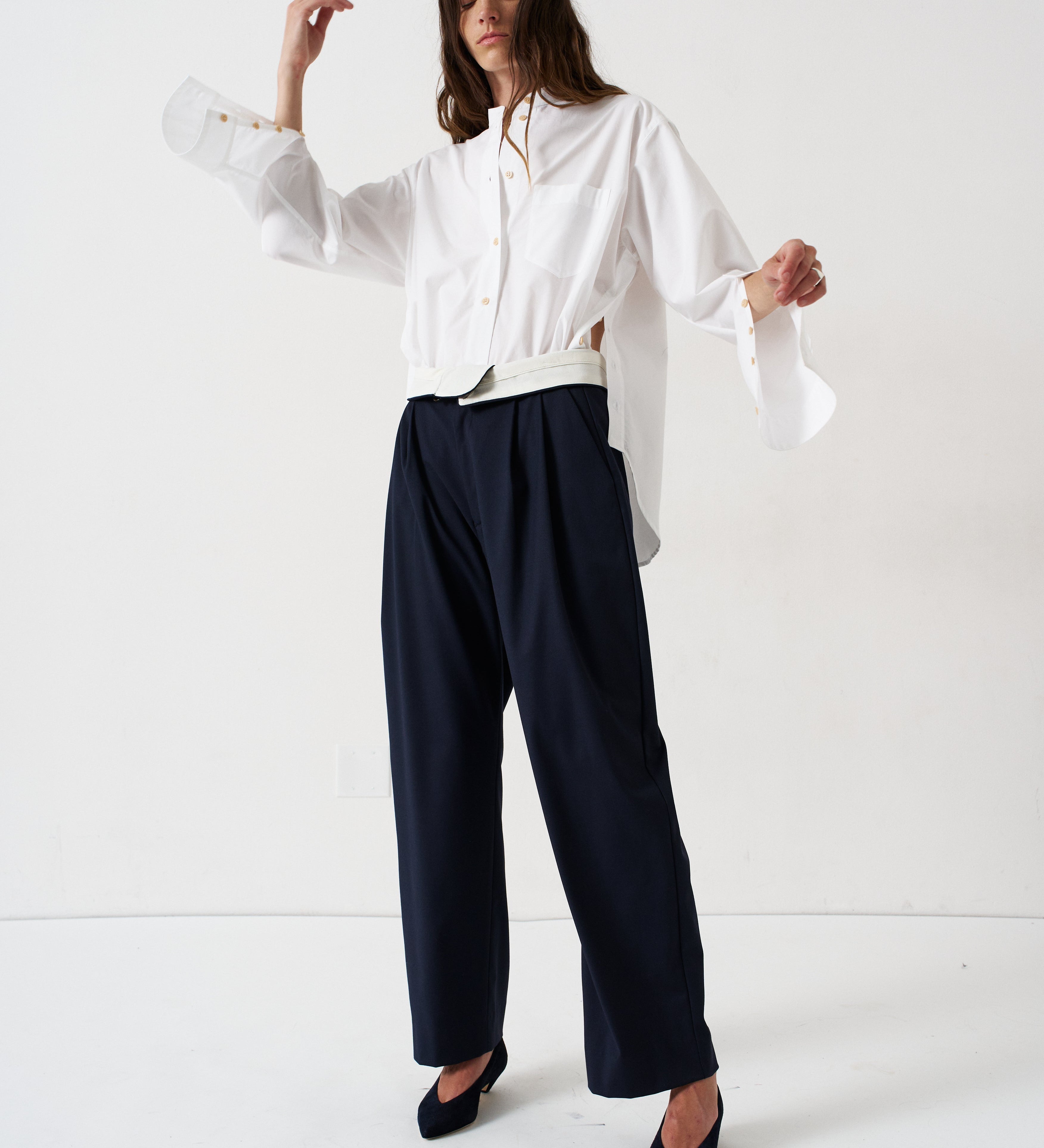 Jamie Haller - The Editor Shirt in White