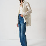 Jamie Haller - The Fan Jean in Borrego Indigo