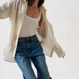 Jamie Haller - The Fan Jean in Borrego Indigo