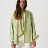 Jamie Haller - The Weekend Shirt in Lime Stripe