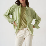 Jamie Haller - The Weekend Shirt in Lime Stripe