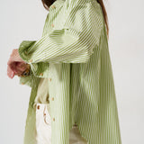 Jamie Haller - The Weekend Shirt in Lime Stripe