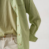 Jamie Haller - The Weekend Shirt in Lime Stripe