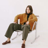 Jamie Haller - The Welt Pocket Cashmere Cardigan in Gold