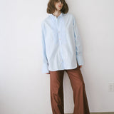 Jamie Haller - The Tuck Shirt in Baby Blue