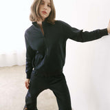 Jamie Haller - The Track Snap Pant in Deep Navy