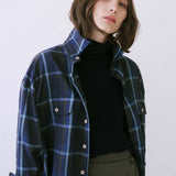 Jamie Haller - The Big Shirt Flannel in Blues