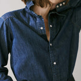 Jamie Haller - The Dolly Western Shirt in Rich Indigo