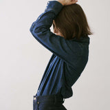 Jamie Haller - The Dolly Western Shirt in Rich Indigo