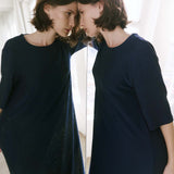 Jamie Haller - The Goddess Dress in Blue Lame