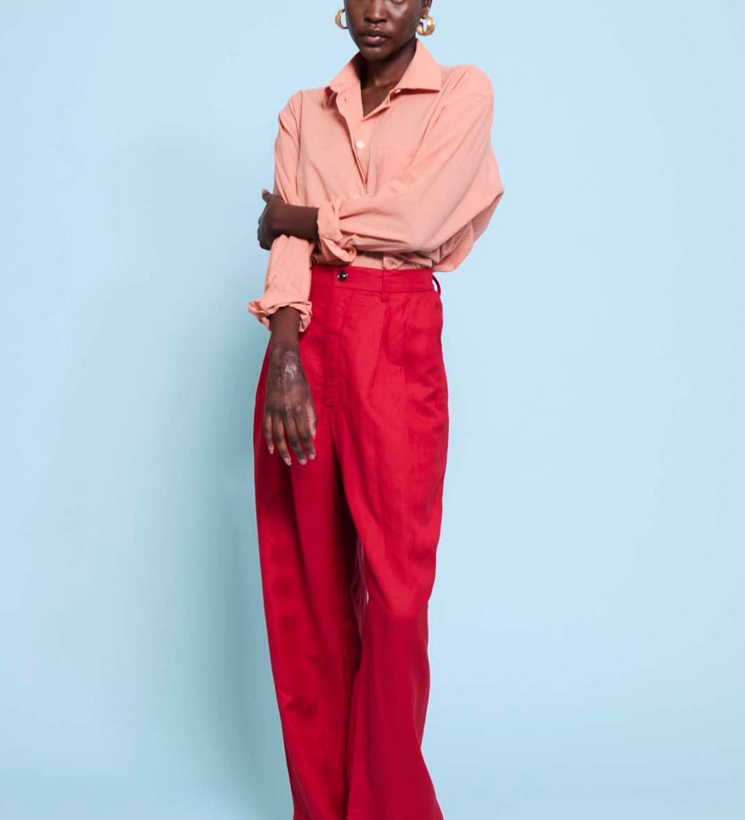 Jamie Haller - The Cotton Essential Shirt in Dusty Peach