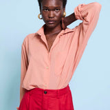 Jamie Haller - The Cotton Essential Shirt in Dusty Peach