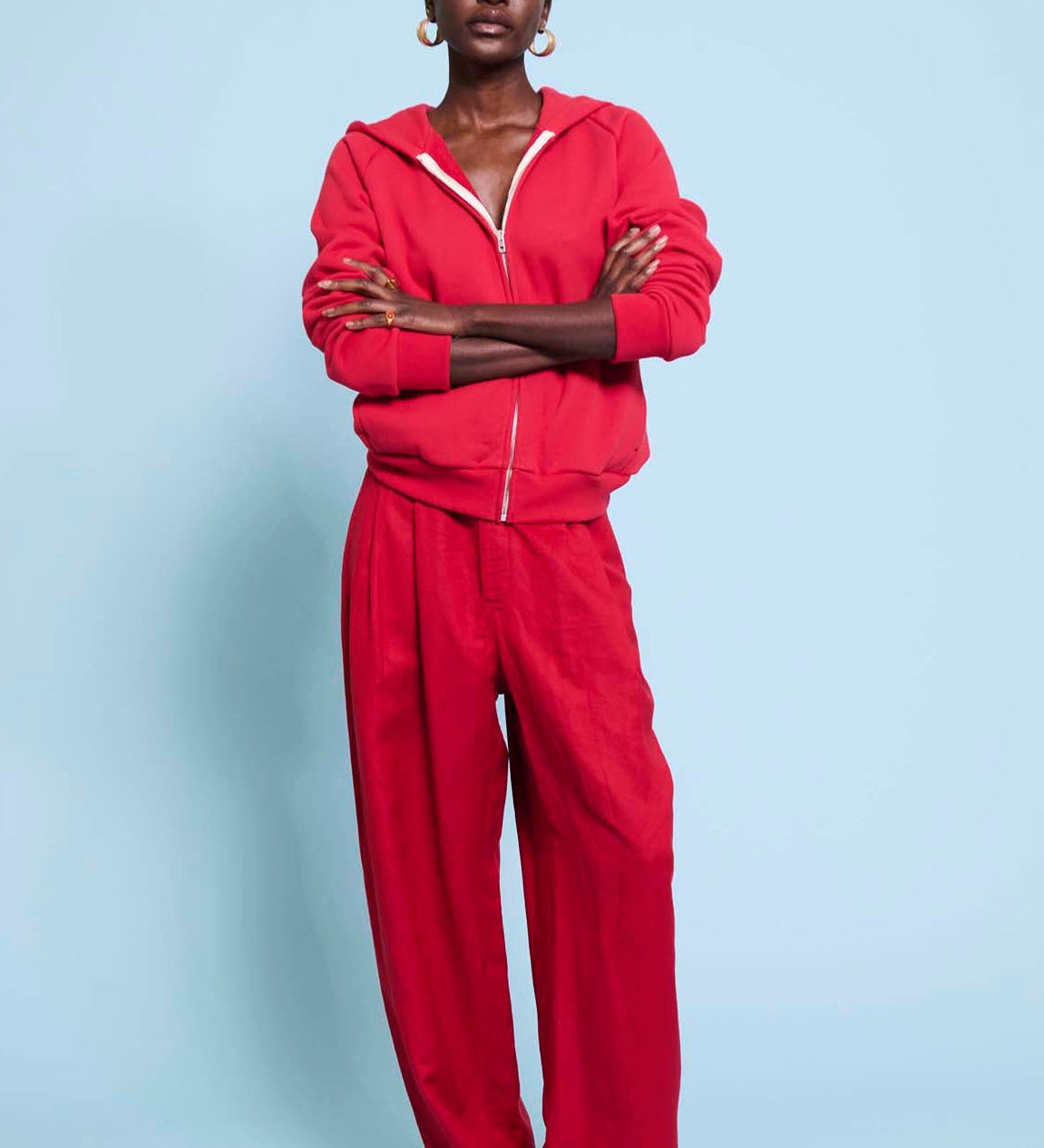 Jamie Haller - The Tapered Trouser in Red