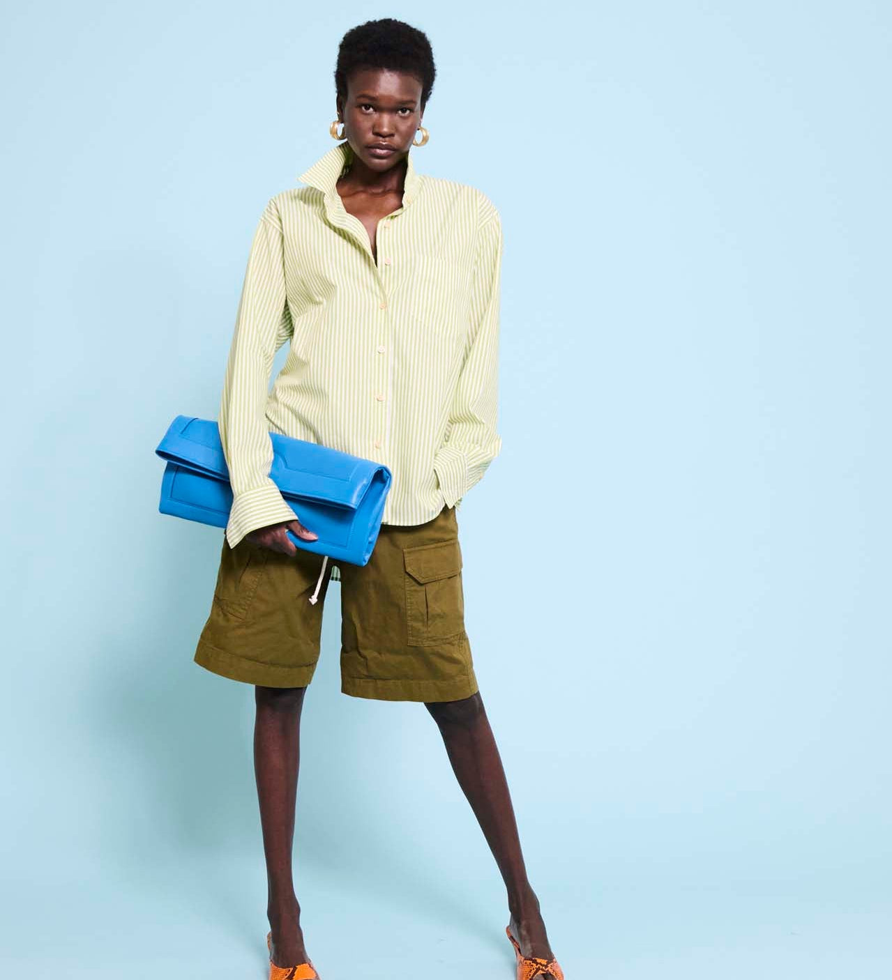 Jamie Haller - The Rope Tie Cargo Short in Khaki