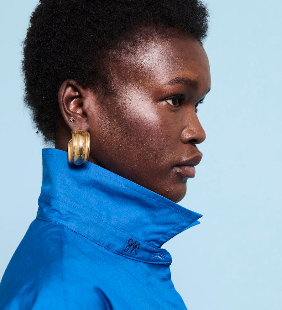 Jamie Haller - The Logo Weekend Shirt in Royal Blue