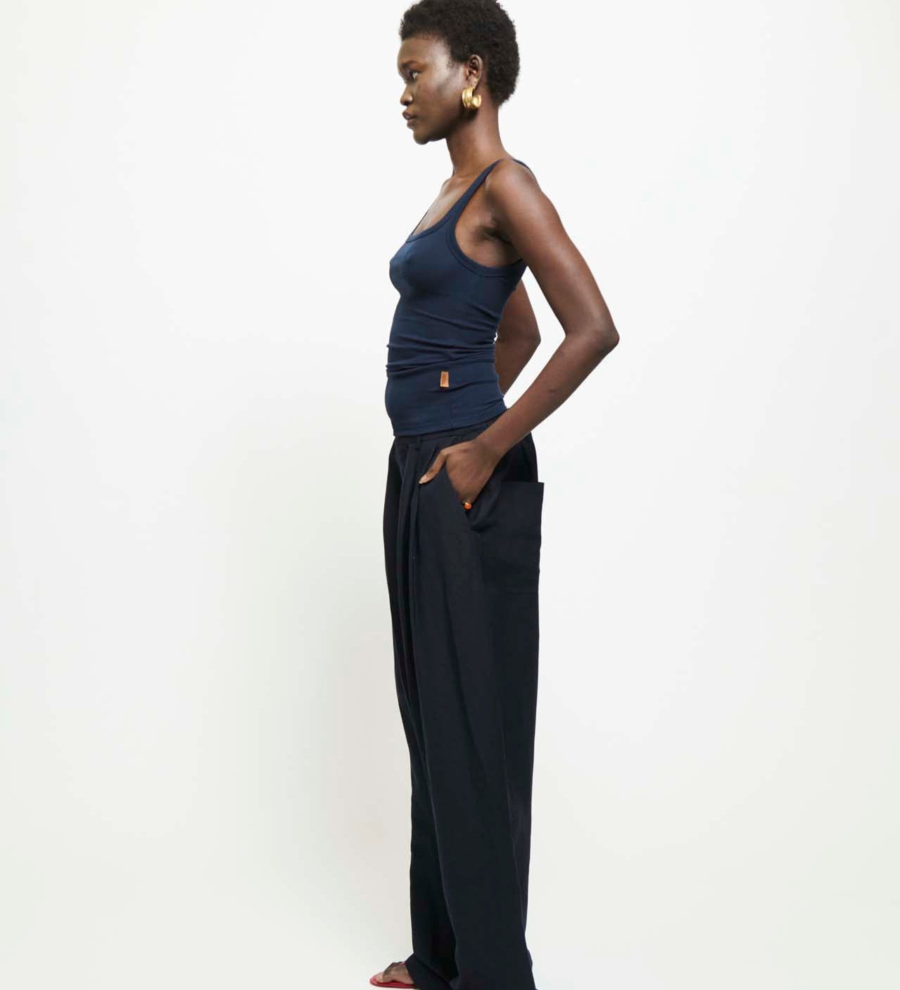 Jamie Haller - The Tapered Trouser in Navy