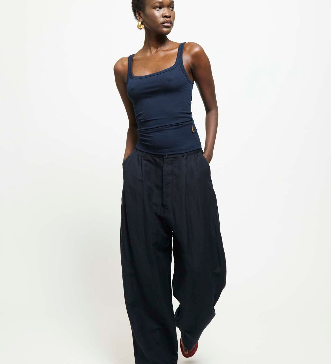 Jamie Haller - The Tapered Trouser in Navy