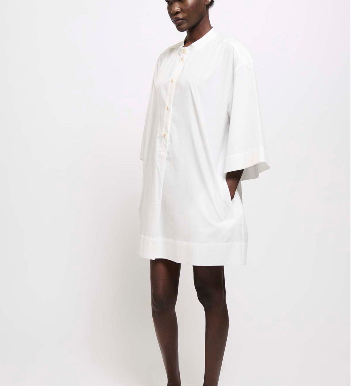 Jamie Haller - The Caftan Mini Dress in White