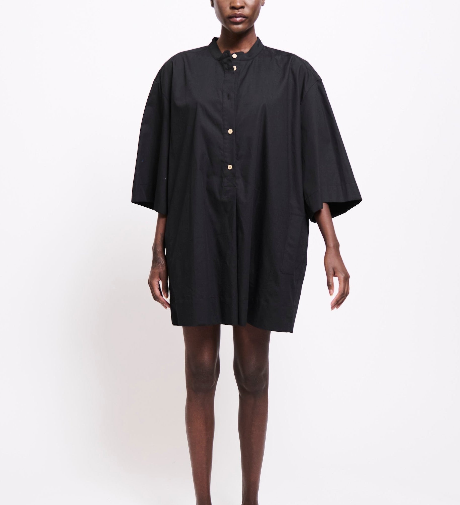 Jamie Haller - The Caftan Mini Dress in Black