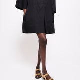 Jamie Haller - The Caftan Mini Dress in Black