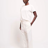 Jamie Haller - The Waist Tape Trouser in White