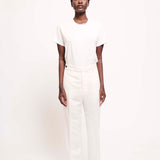 Jamie Haller - The Waist Tape Trouser in White