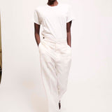 Jamie Haller - The Waist Tape Trouser in White