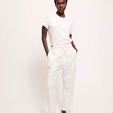 Jamie Haller - The Waist Tape Trouser in White