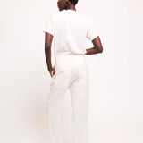 Jamie Haller - The Waist Tape Trouser in White