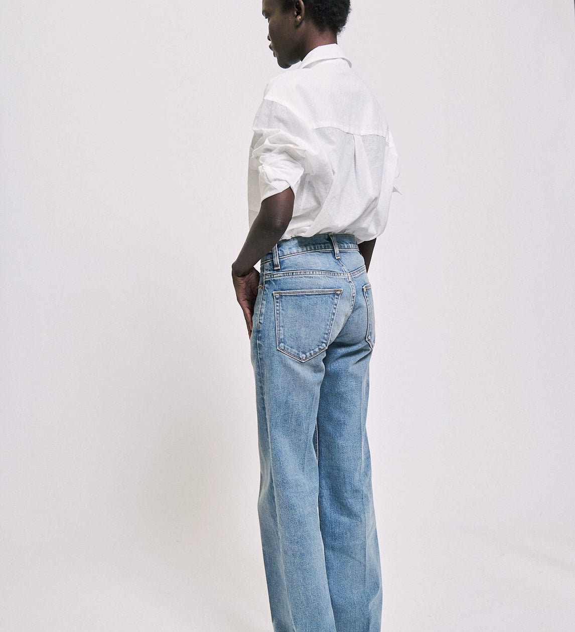 Jamie Haller - The Mid Rise Crease in Salt Wash