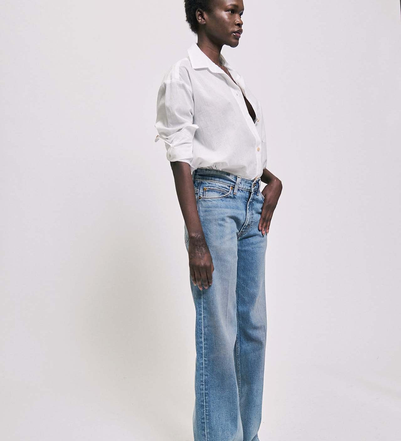 Jamie Haller - The Mid Rise Crease in Salt Wash