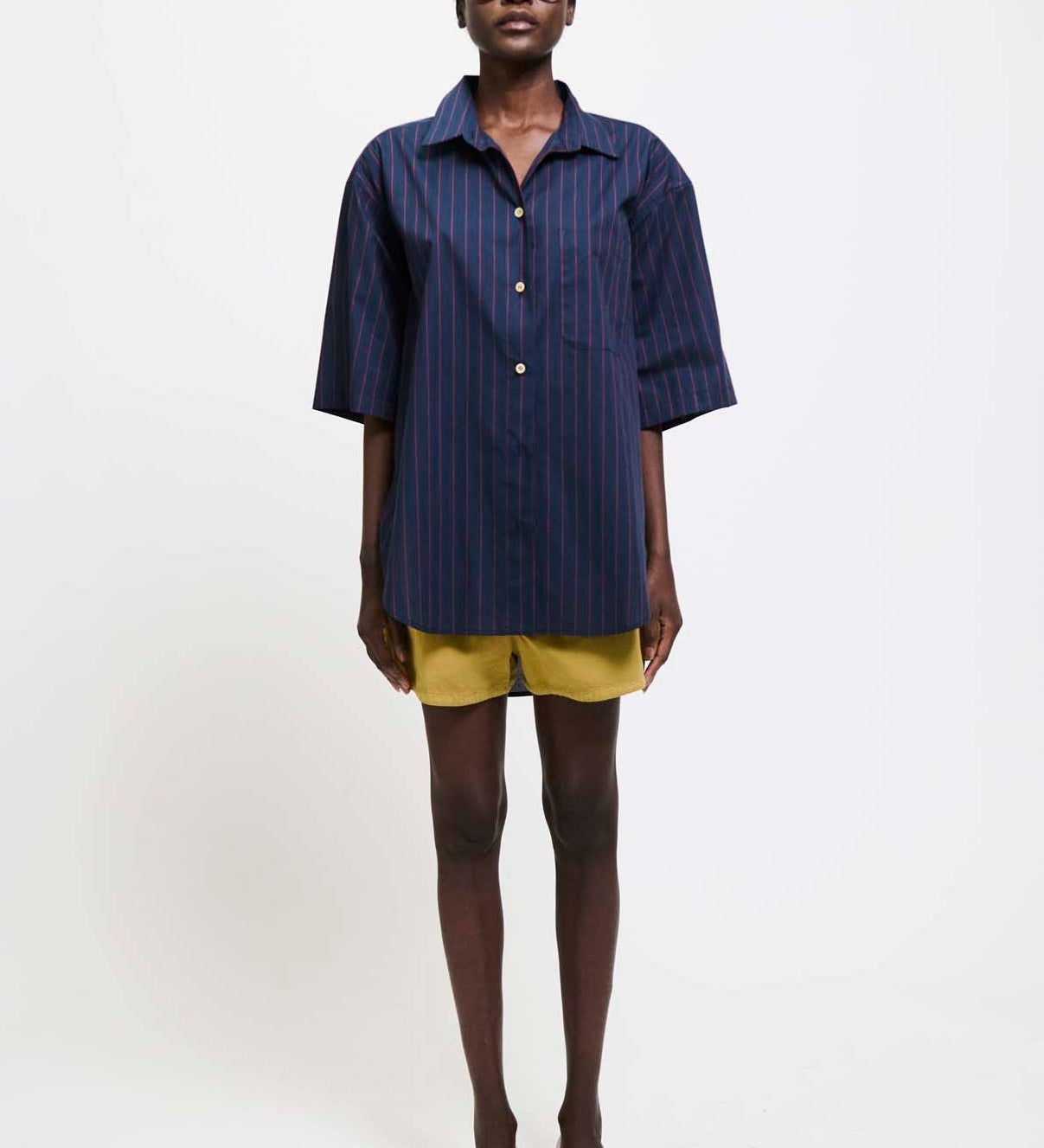 Jamie Haller - The Elbow Essential Shirt in Blue Red