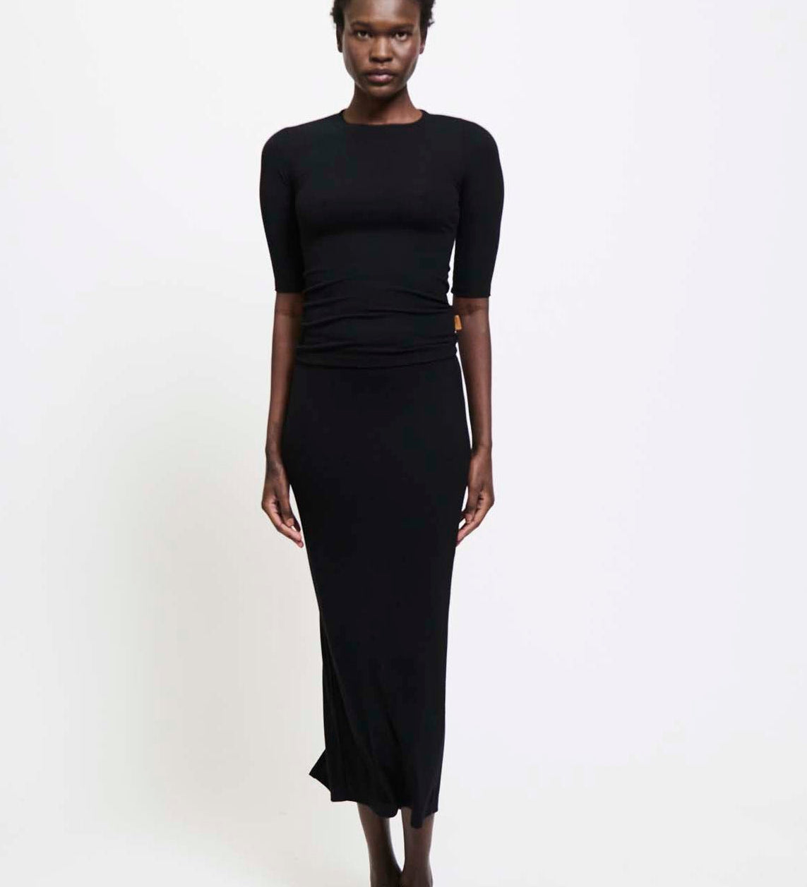 Jamie Haller - The Rib Pencil Skirt in Black