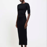 Jamie Haller - The Rib Pencil Skirt in Black