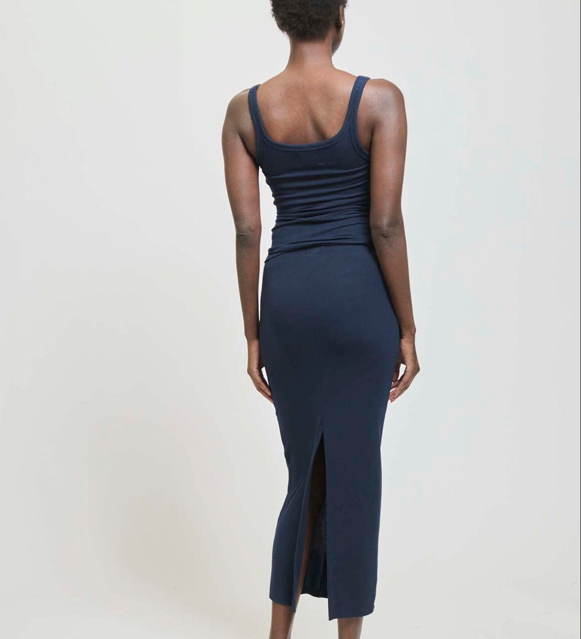Jamie Haller - The Rib Pencil Skirt in Navy