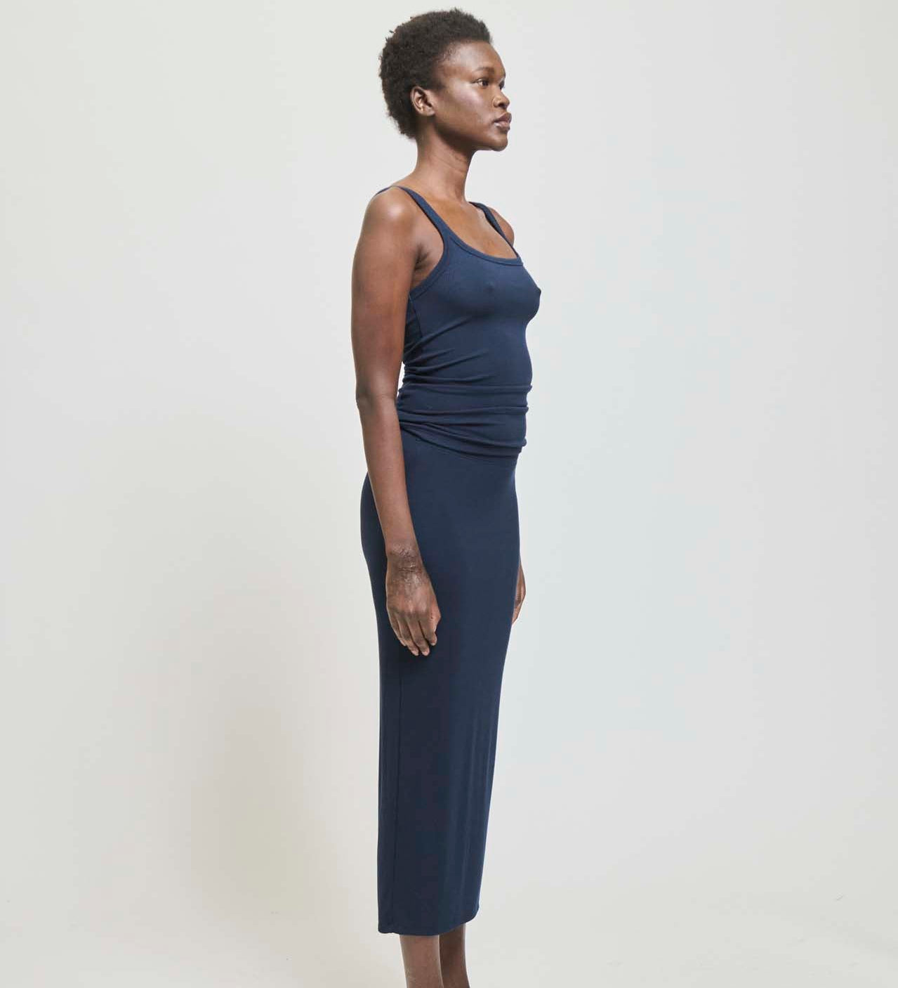Jamie Haller - The Rib Pencil Skirt in Navy
