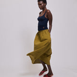 Jamie Haller - The Midi Swing Skirt in Avo