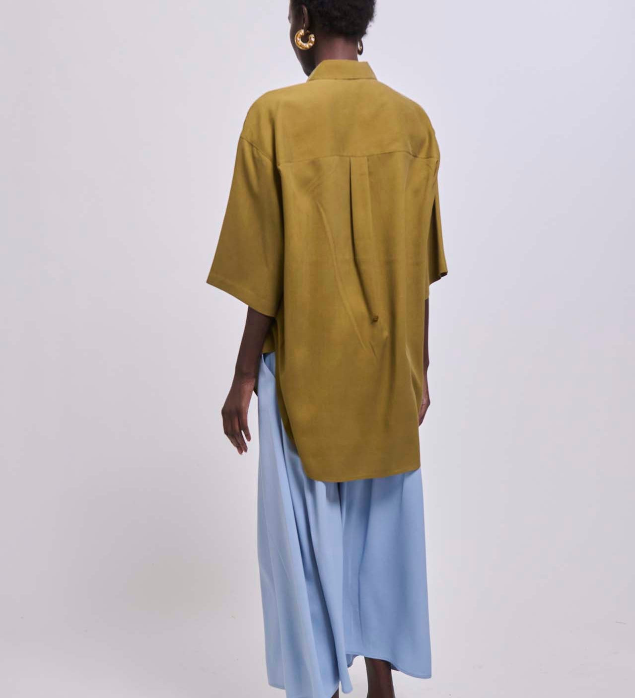 Jamie Haller - The Midi Swing Skirt in Sky Blue