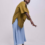 Jamie Haller - The Midi Swing Skirt in Sky Blue