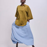 Jamie Haller - The Midi Swing Skirt in Sky Blue