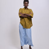 Jamie Haller - The Midi Swing Skirt in Sky Blue
