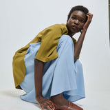 Jamie Haller - The Midi Swing Skirt in Sky Blue