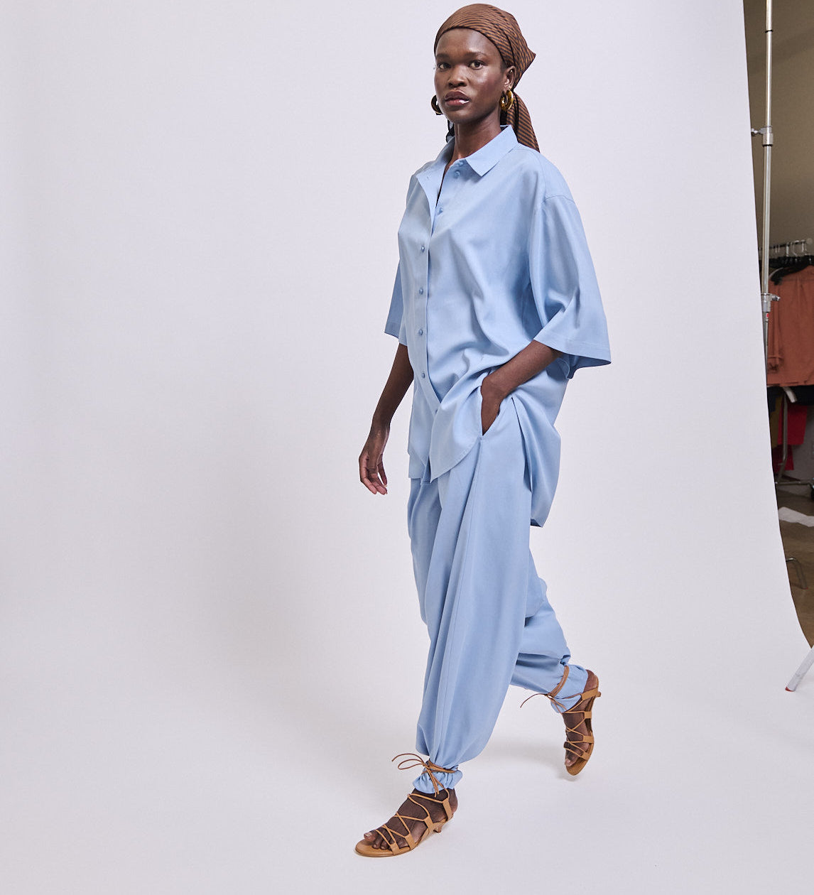 Jamie Haller - The Elbow Essential Shirt in Sky Blue