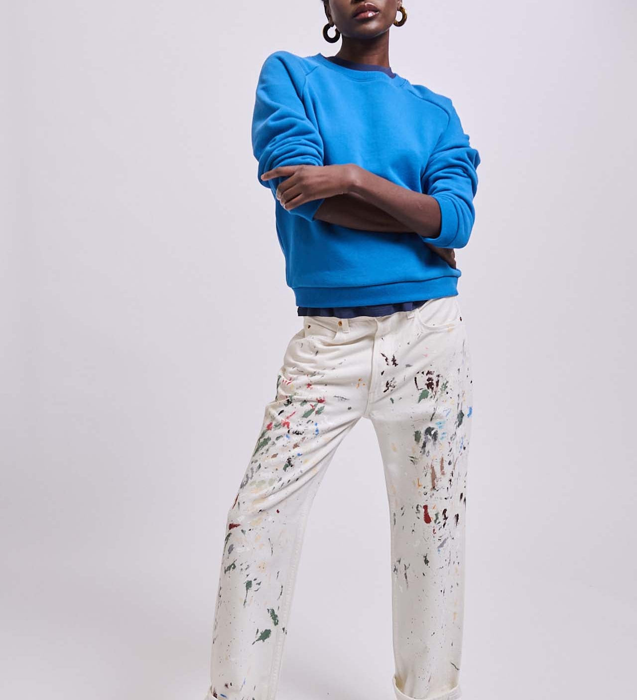 Jamie Haller - The Daily Sweatshirt in Royal Blue