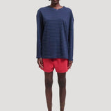 Jamie Haller - The High V Tee in Blue Stripe