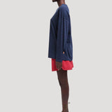 Jamie Haller - The High V Tee in Blue Stripe