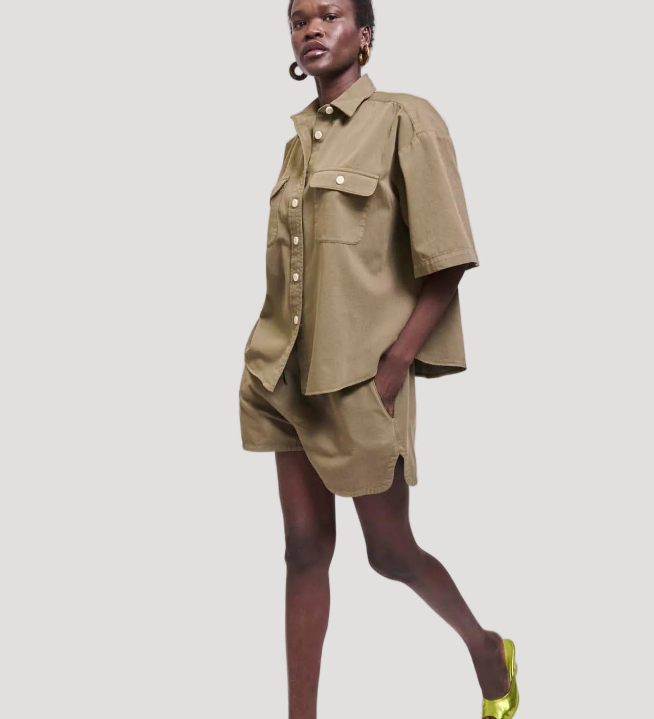 Jamie Haller - The Track Short in Loden