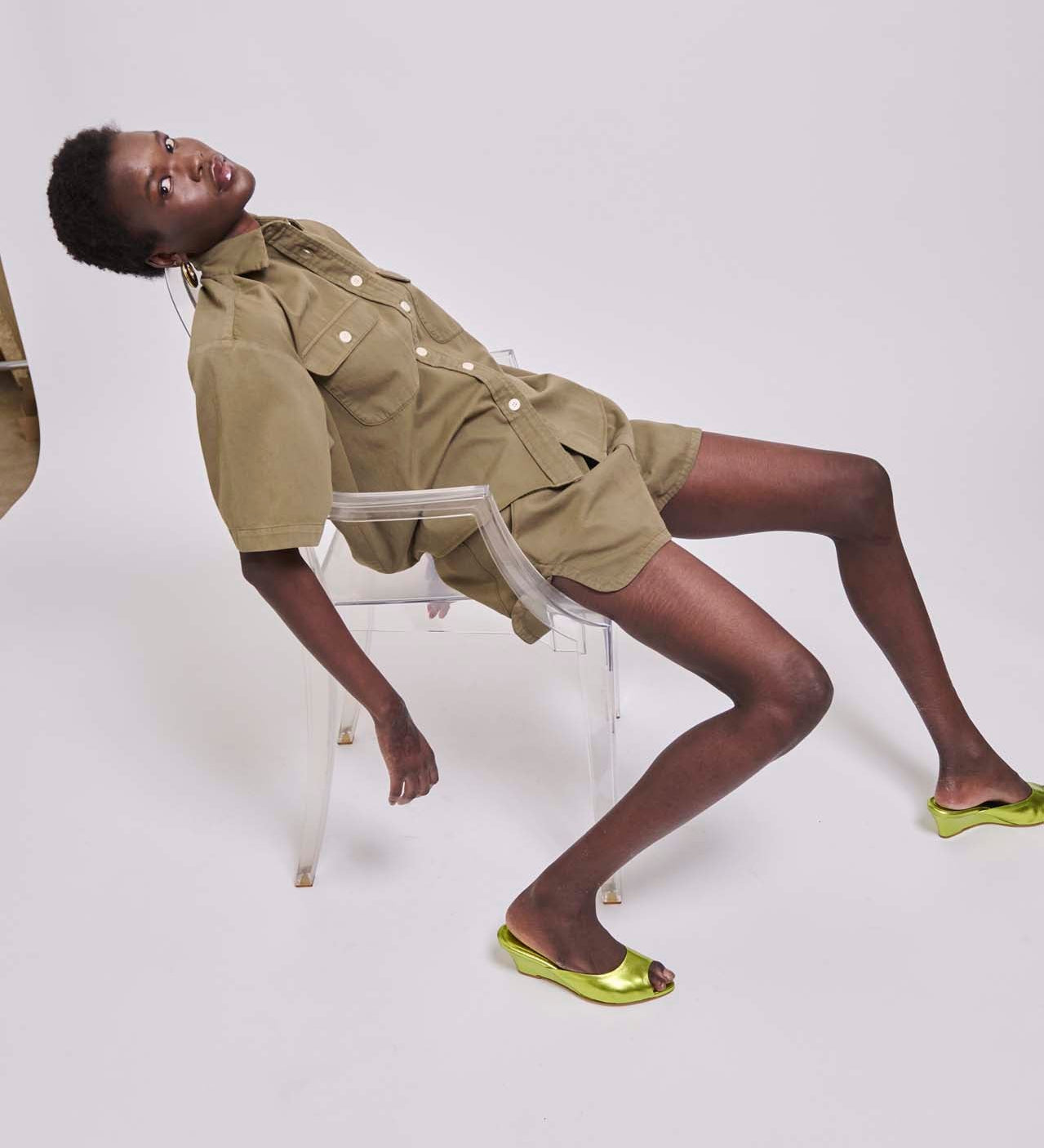Jamie Haller - The Track Short in Loden