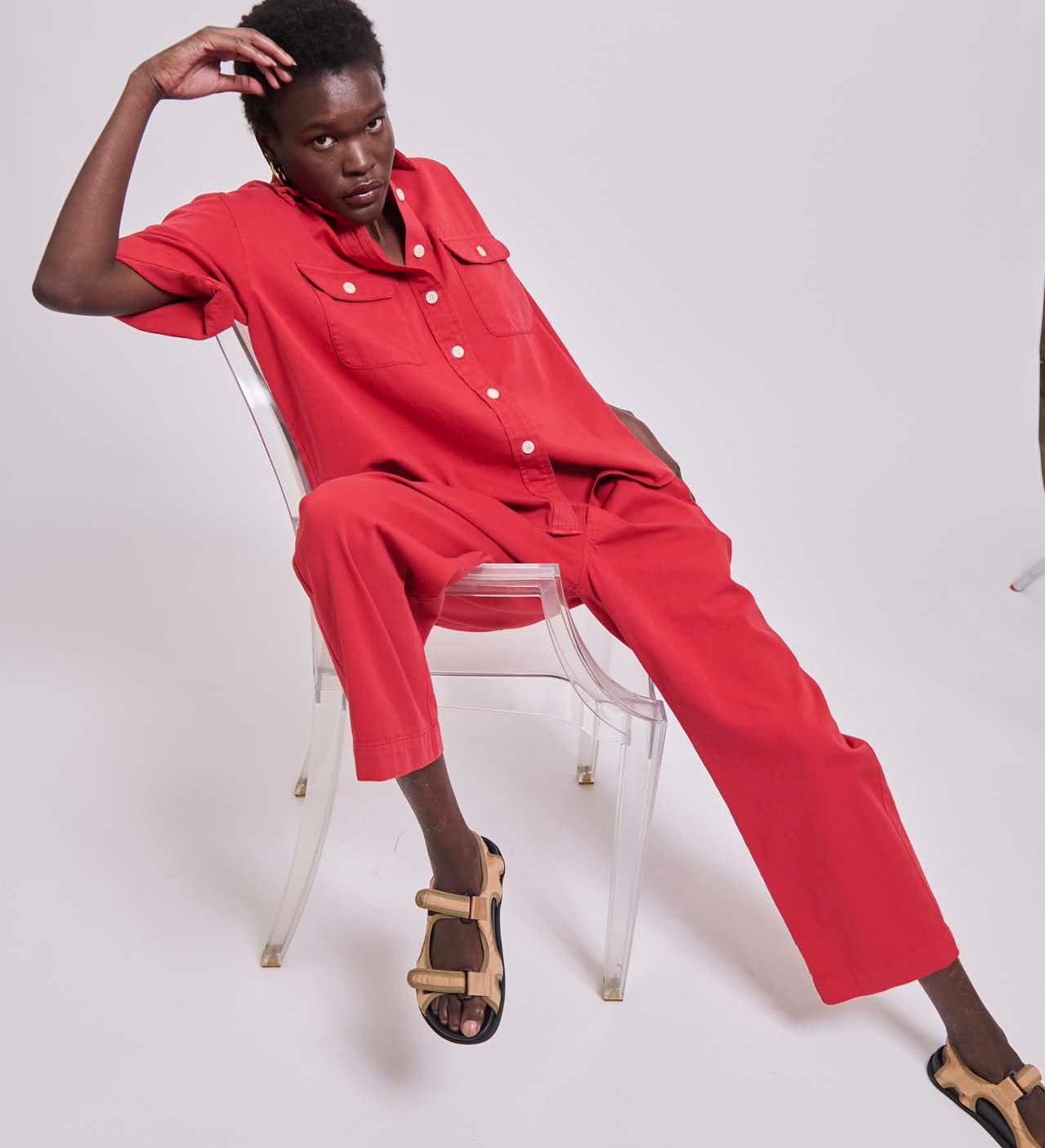 Jamie Haller - The Scout Shirt in Red