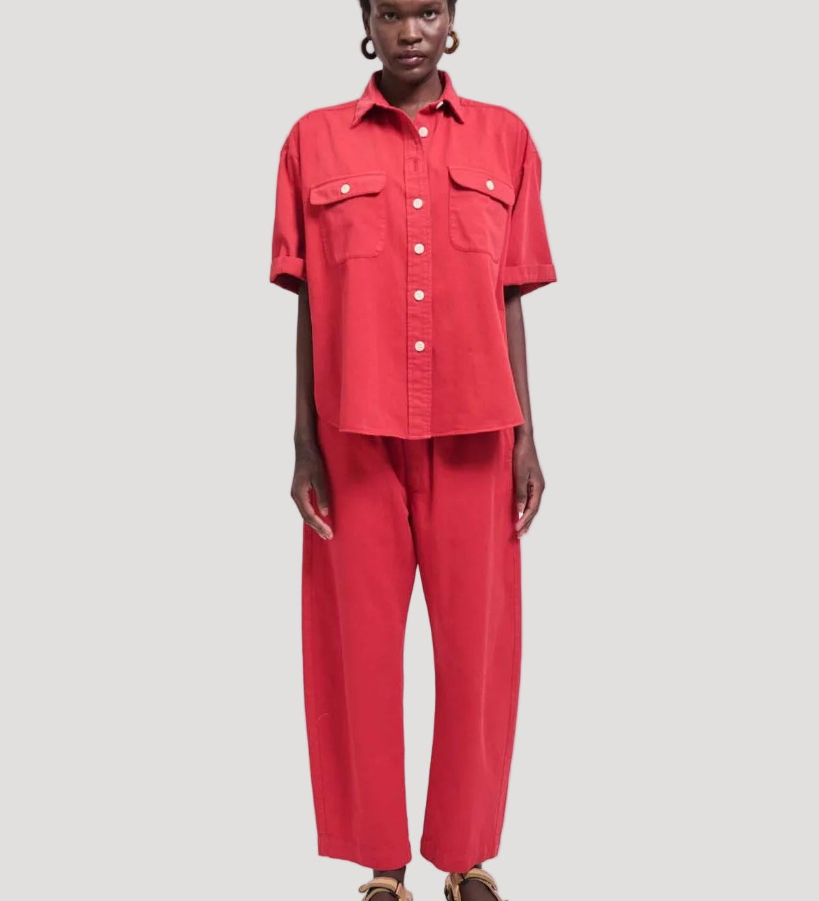 Jamie Haller - The Scout Shirt in Red